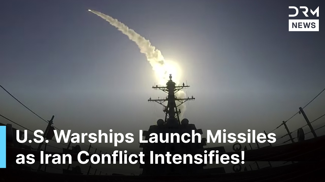 WATCH: U.S. Navy Warships Fire Tomahawk Missiles, Jets Launch from USS Gerald R. Ford | AH1Z