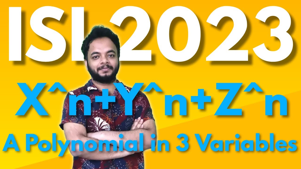 Problem 7 (UGB), ISI, BMath & BStat 2023 Subjective  Solution, Indian Statistical Institute