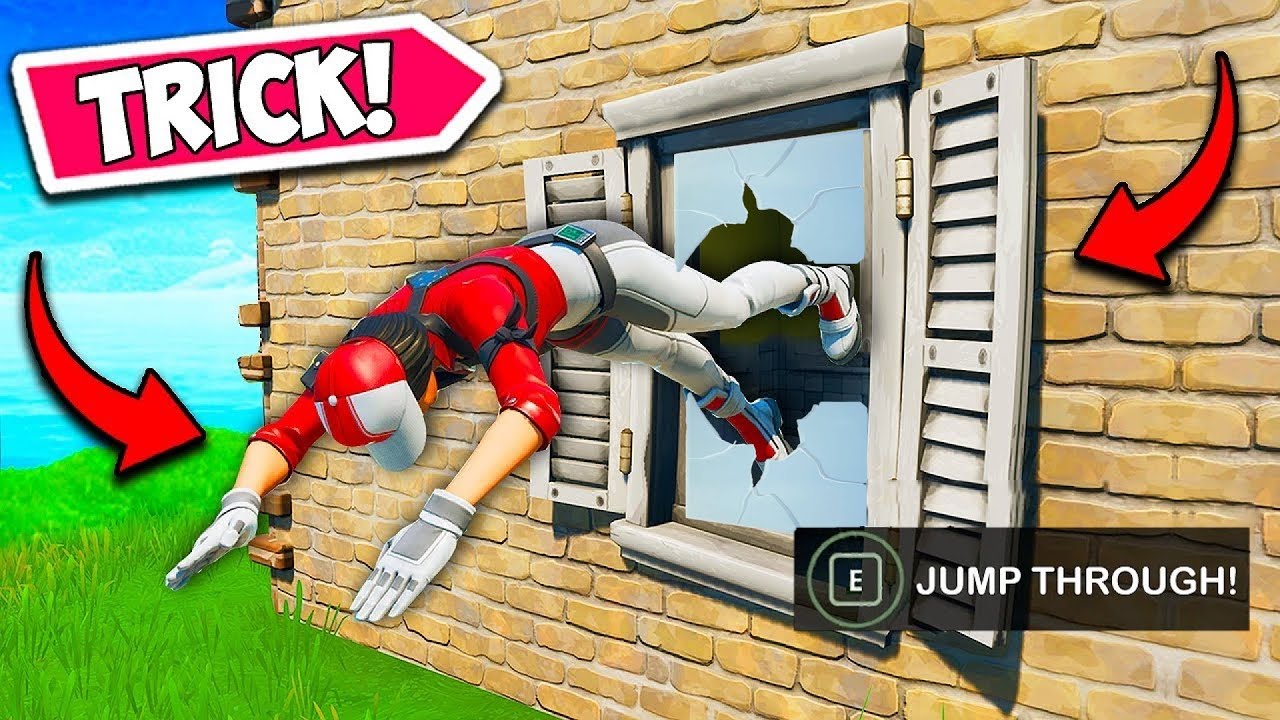 How To JUMP Through GLASS WINDOWS In Fortnite Creative!