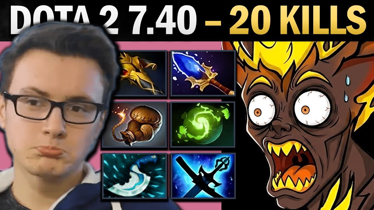 Shadow Fiend Pro MID with Refresher and 1000 GPM - Gameplay Dota