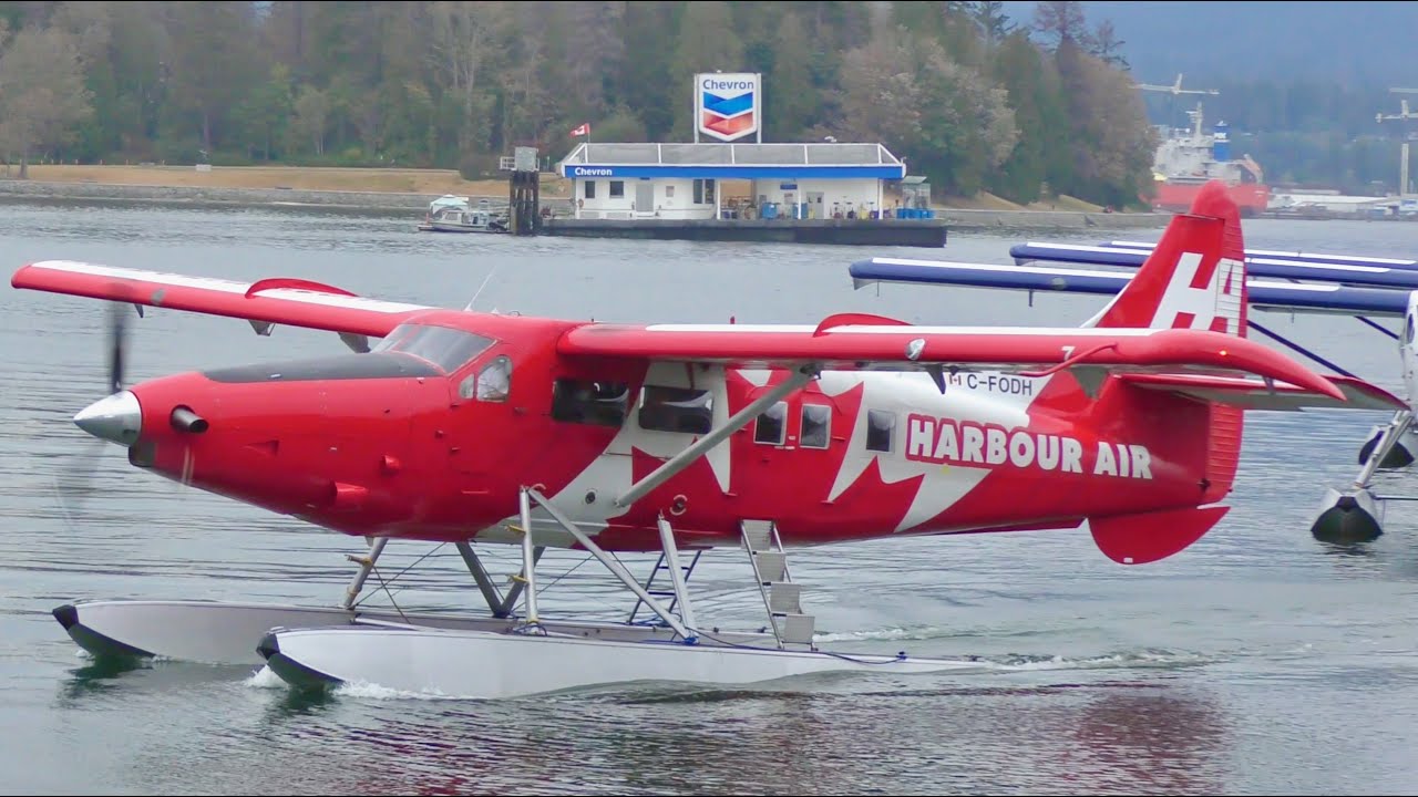 DHC-3T Turbine Otter · Turboprop Seaplane Startup & Takeoff