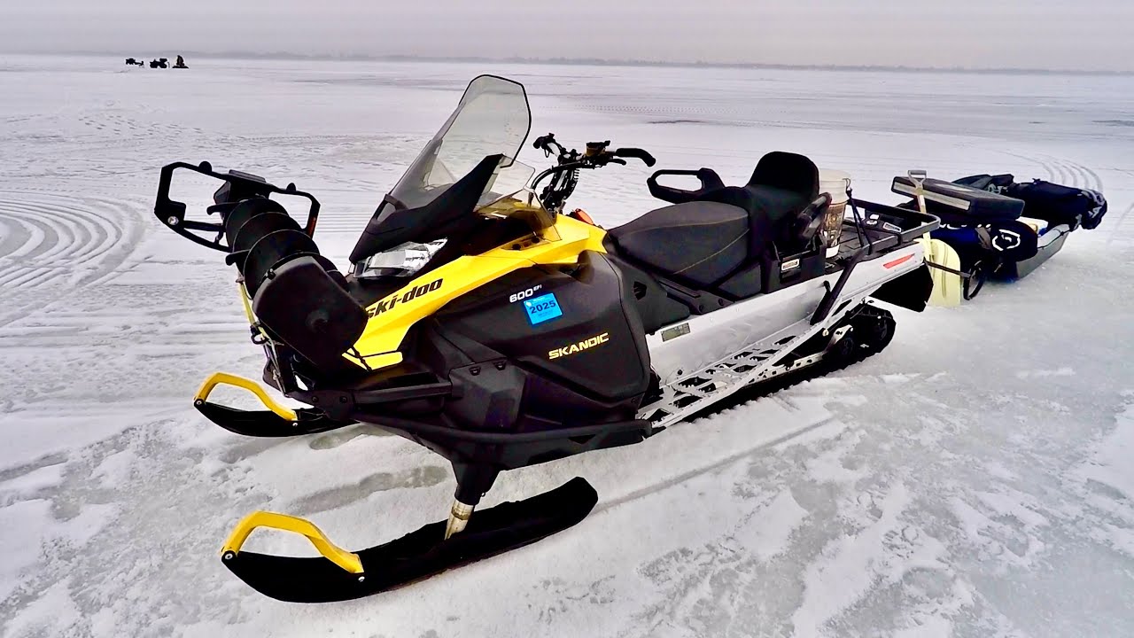 Обзор НОВОГО снегохода Ski Doo Skandic 2023 года — мой НОВЫЙ снегоход для подледной рыбалки!