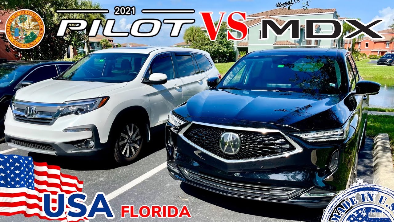 США Сравнение Honda Pilot и Acura MDX обзор от собственника