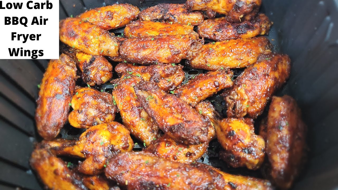 HEALTHY AIR FRYER CHICKEN WINGS THAT ARE BETTER THAN TAKE OUT |
