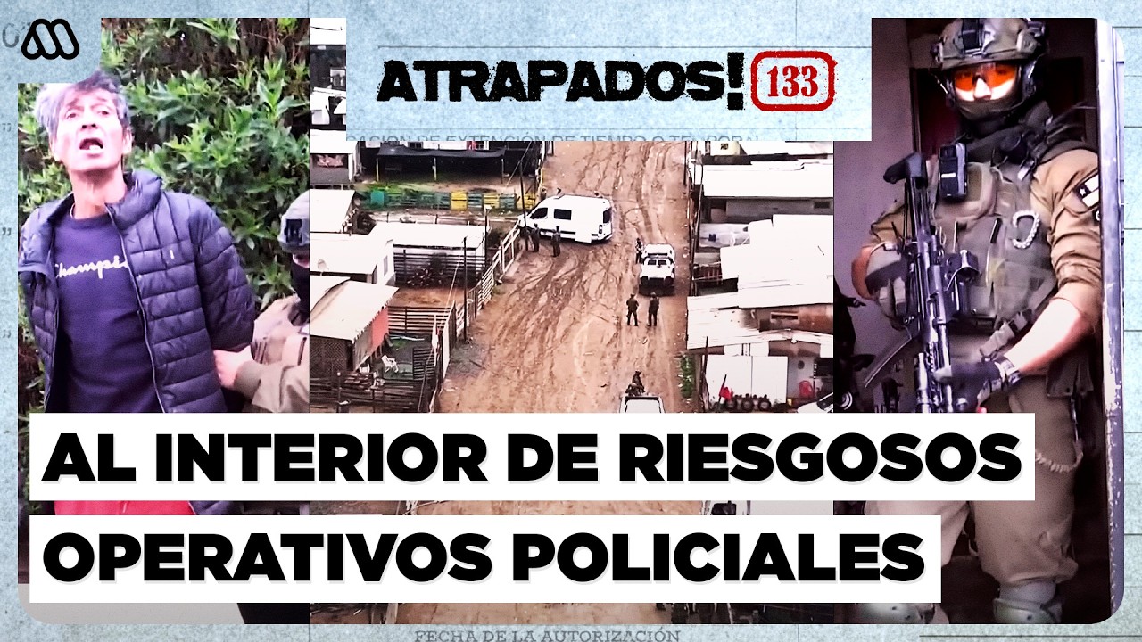 Atrapados, 133 | Al interior de riesgosos operativos policiales en Franklin y San Antonio