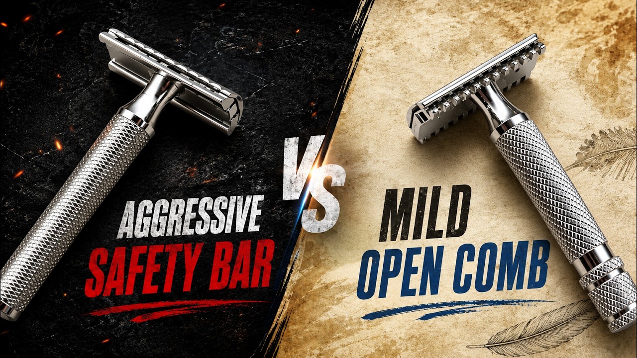 Open Comb vs Safety bar razor, Mild vs Aggressive... eternal debate