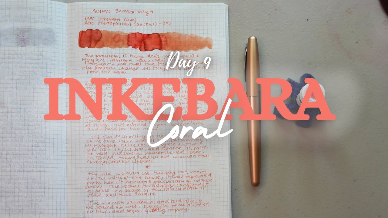 Day 9: Inkebara Coral  - #30inks30days