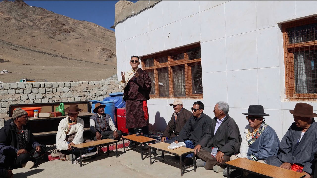 མངའ་རིས་སྤྱི་མཐུན་ཚོགས་པའི་ཚོགས་གཙོ་ཀུན་དགའ་འཕྲིན་ལས་ལགས། KUNGA THINLEY (Chairman of Central Ngari)