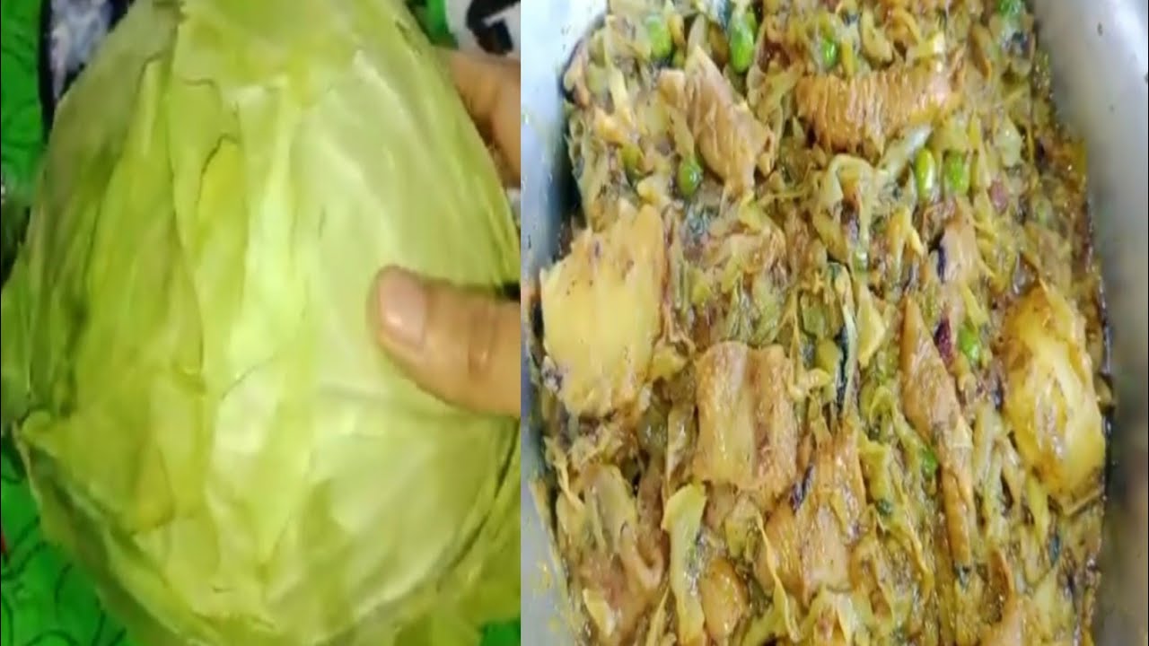 মুরগির ছাল দিয়ে বাঁধাকপির দারুন একটা রেসিপি 😋😋