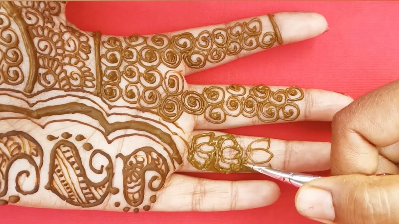 Easy Mehandi design 