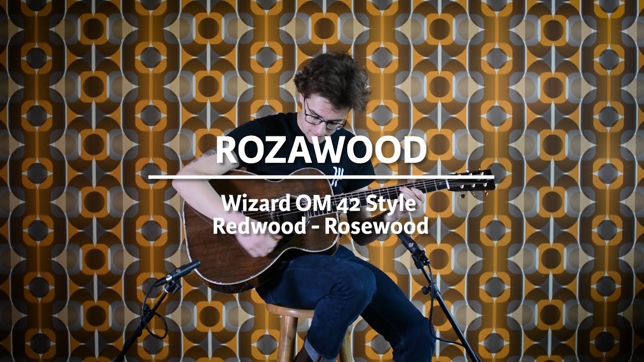 Rozawood Wizard OM 42 Style Redwood Rosewood played by Maarten Dispa | Demo @ TFOA