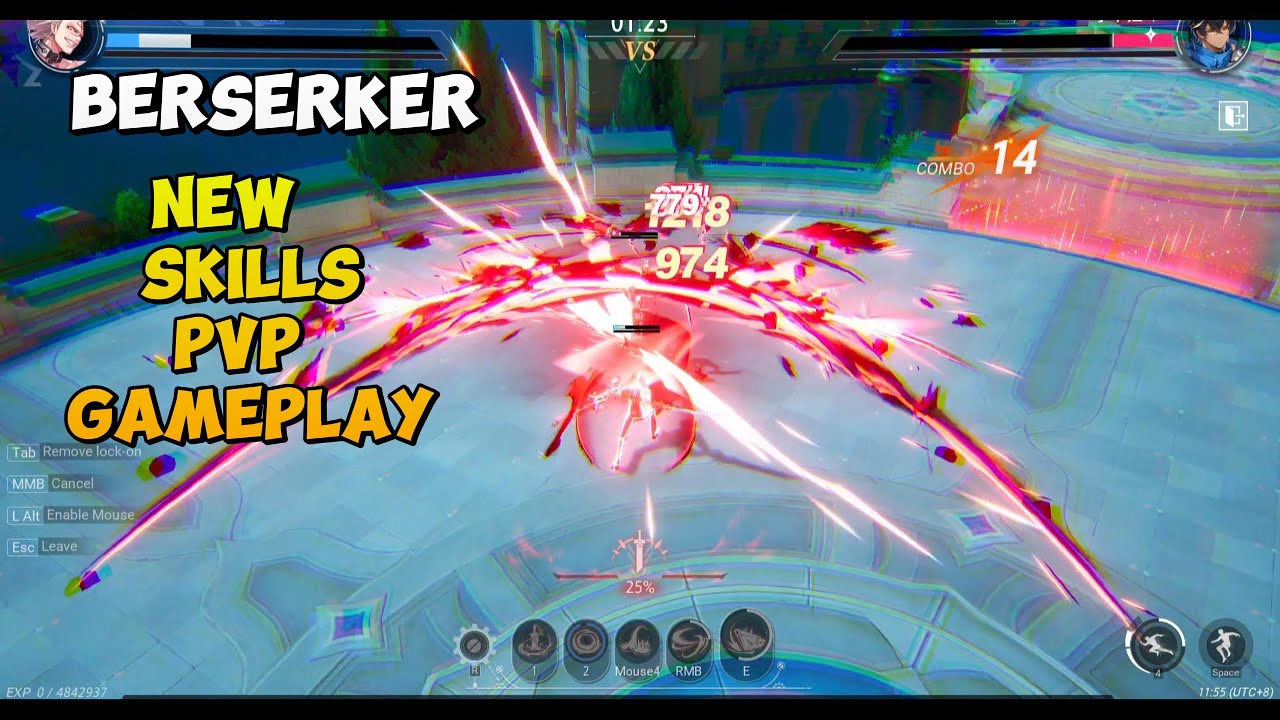 new level cap new skills new update crystal of atlan pvp gameplay trying new skills berserker