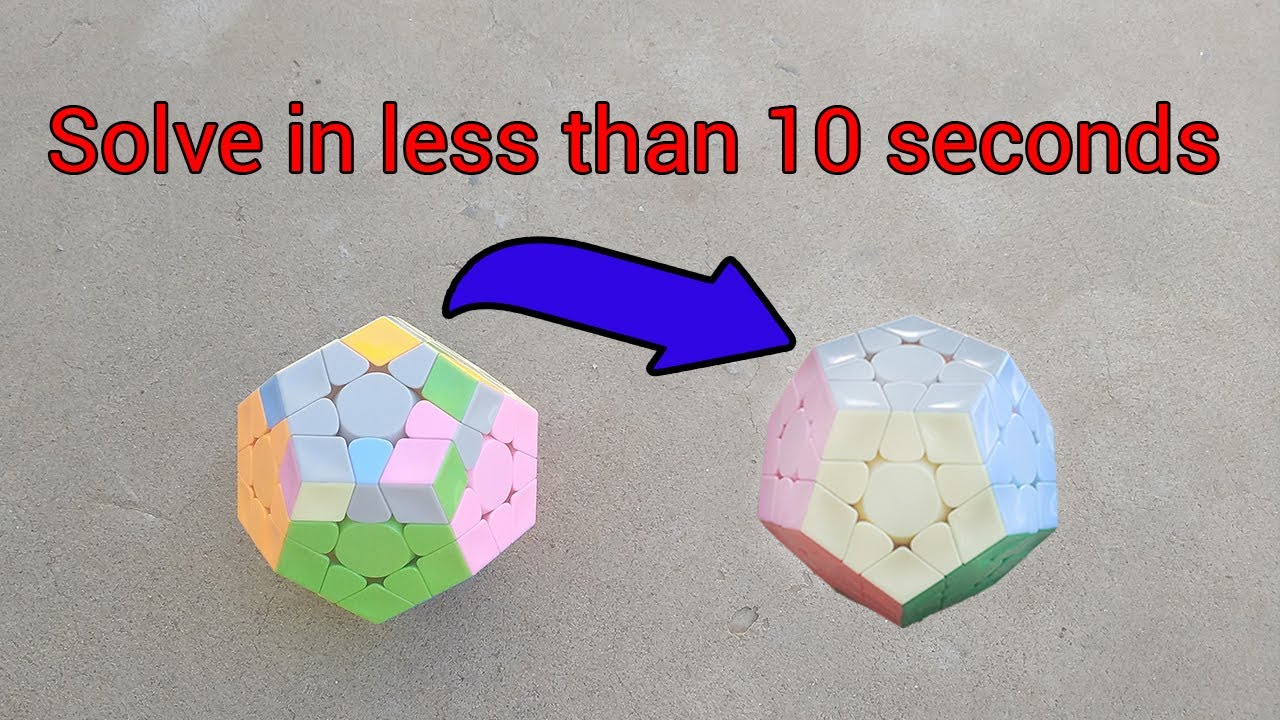 Megaminx 4 Look Last Layer Tutorial ( Advanced )