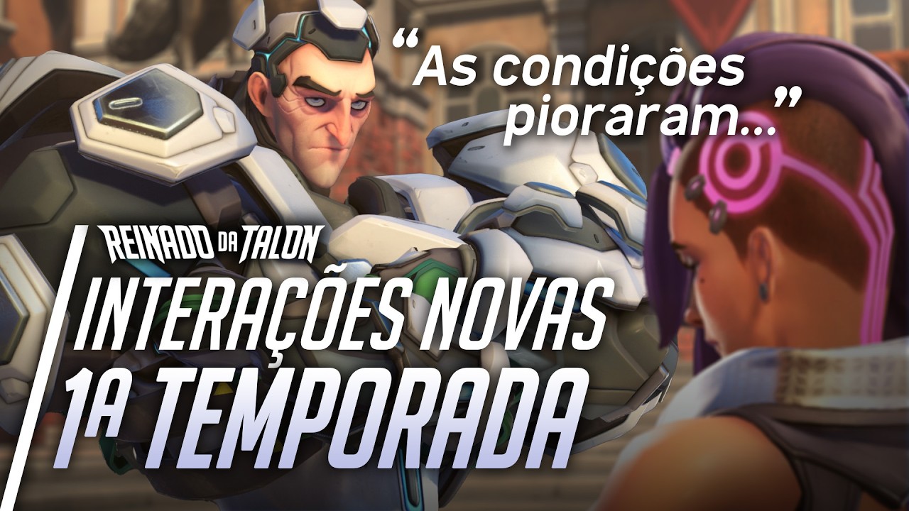 Interações Novas da 1ª Temporada (Overwatch: Reinado da Talon)
