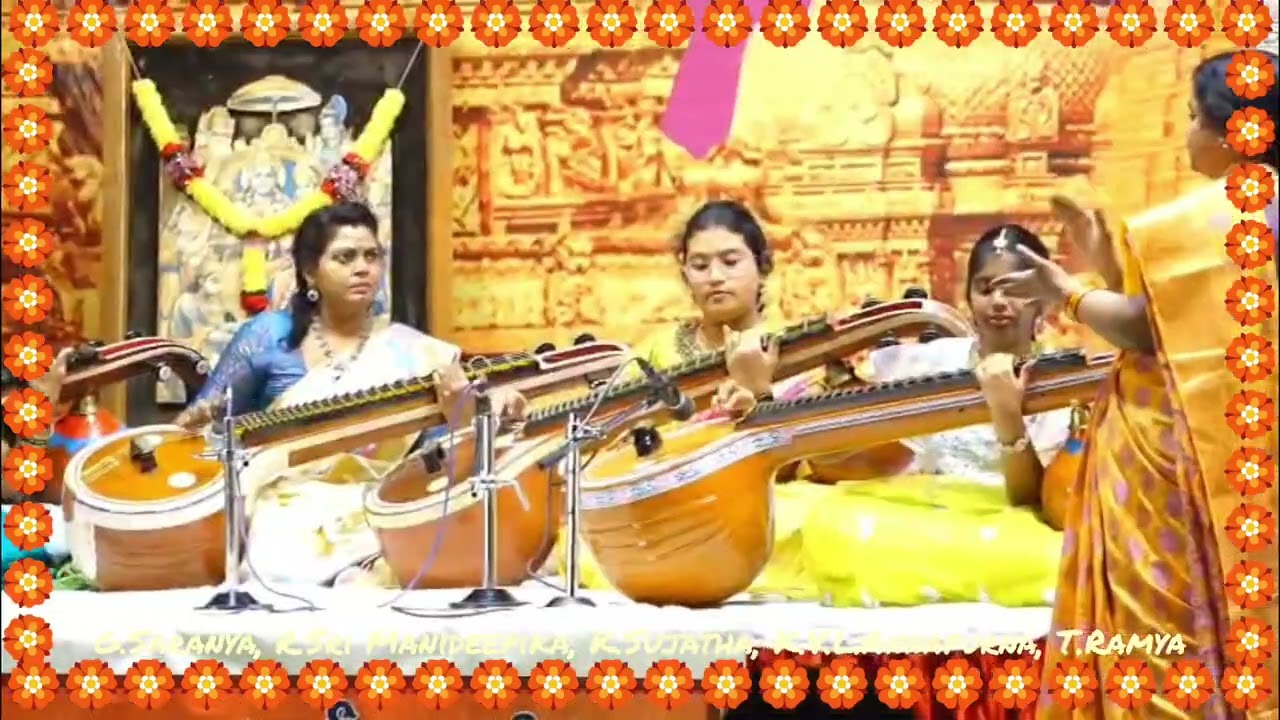 G. Saranya, R.Sri Manideepika, K. Sujatha, KVL.Annapurna, T.Ramya II Tyagaraja Aradhanotsavalu 2026