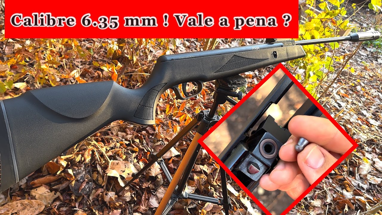 Carabina Black Hawk 6.35 mm veio Fraca?