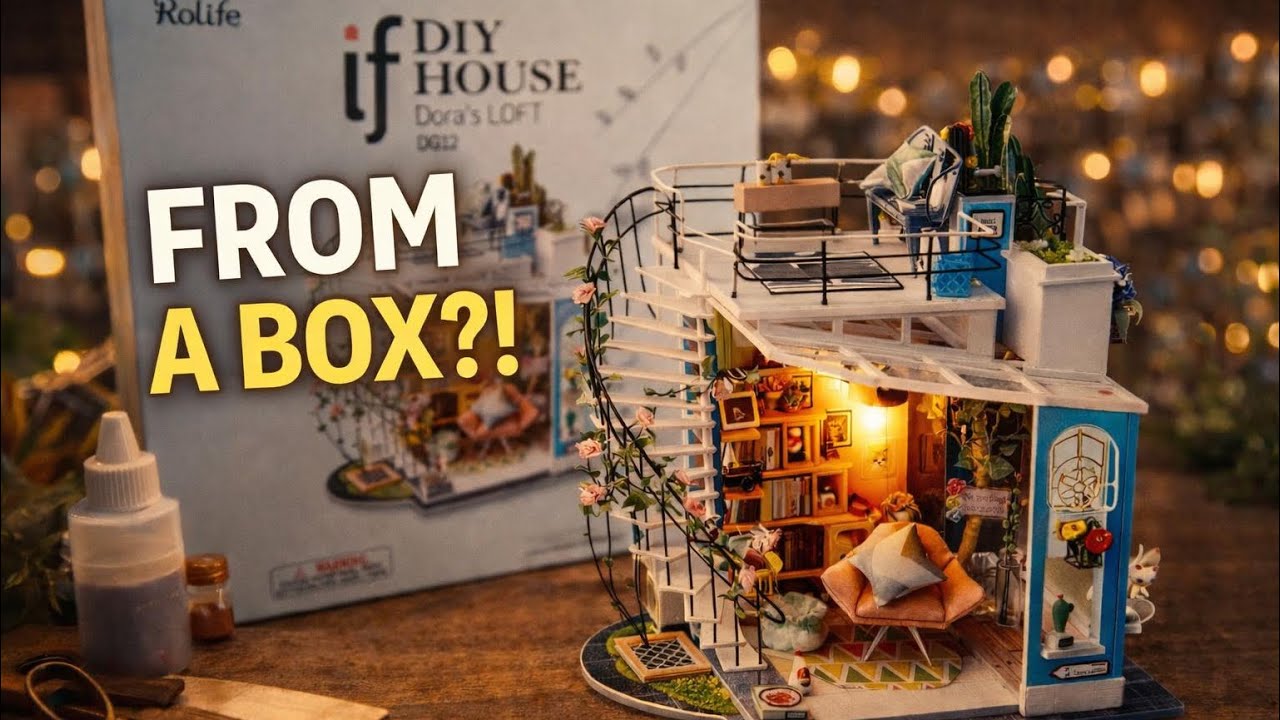 Building Dora’s Loft Miniature Dollhouse | Amilia Dreams Mini World