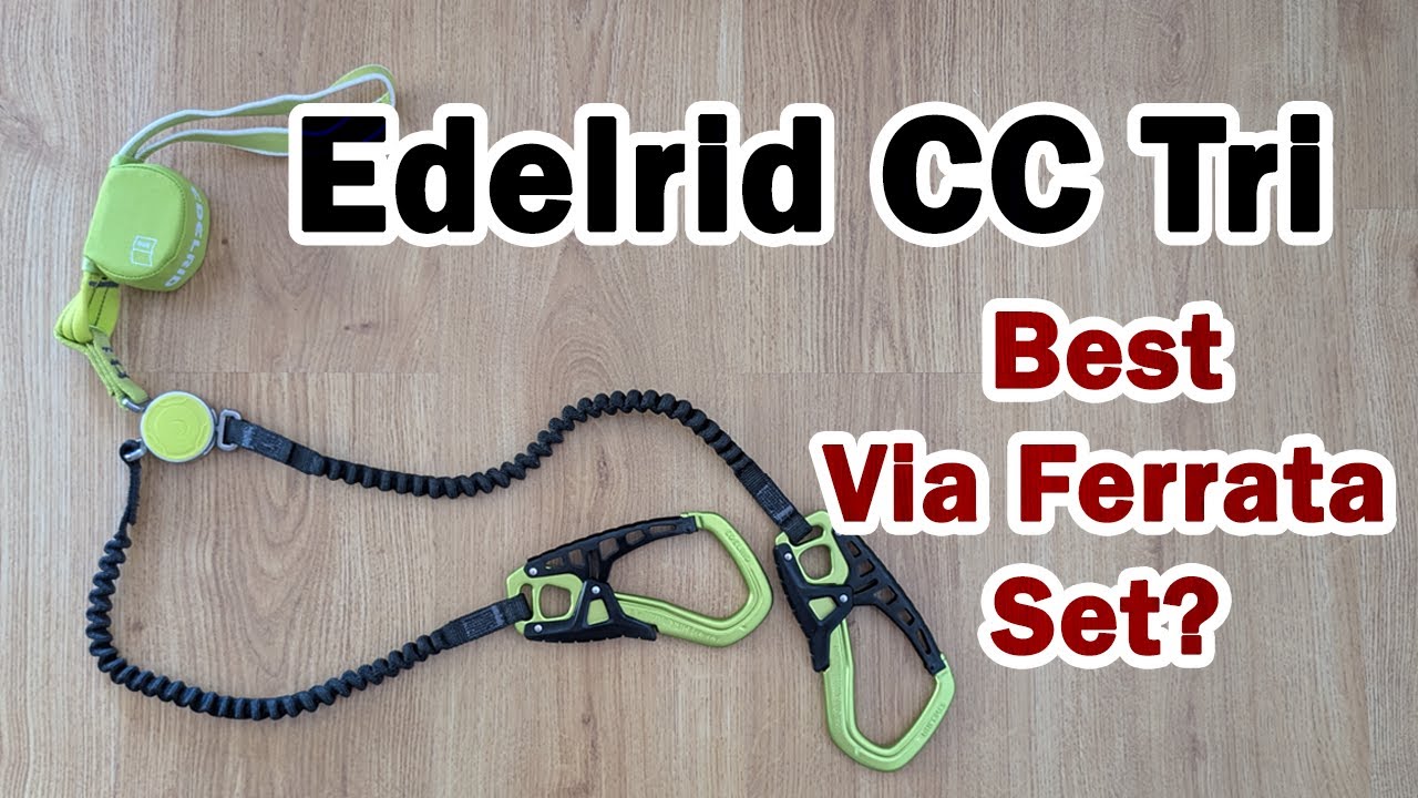 Edelrid Cable Comfort Tri — Ultra-Light Via Ferrata Set With Swivel
