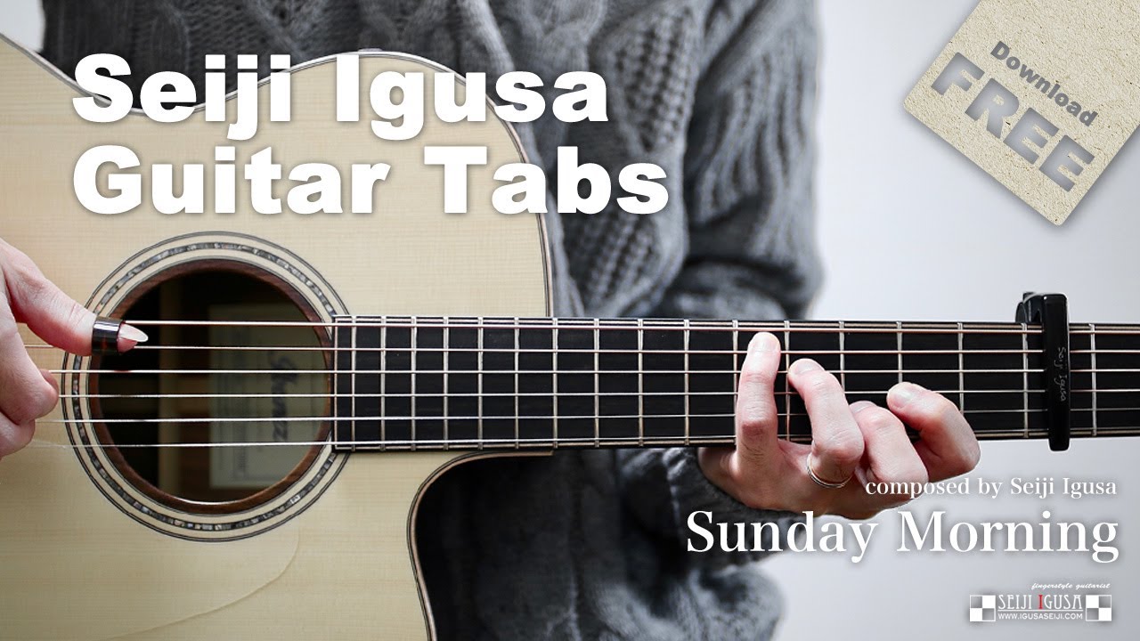 [Free Guitar TAB] Sunday Morning | Fingerstyle Guitar
