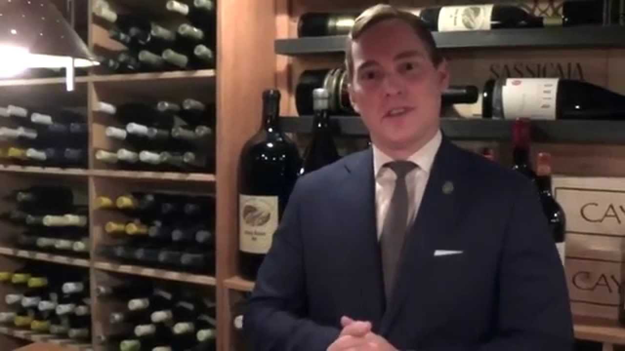 Rohrbaugh presents the wine cellar at Canlis in Seattle