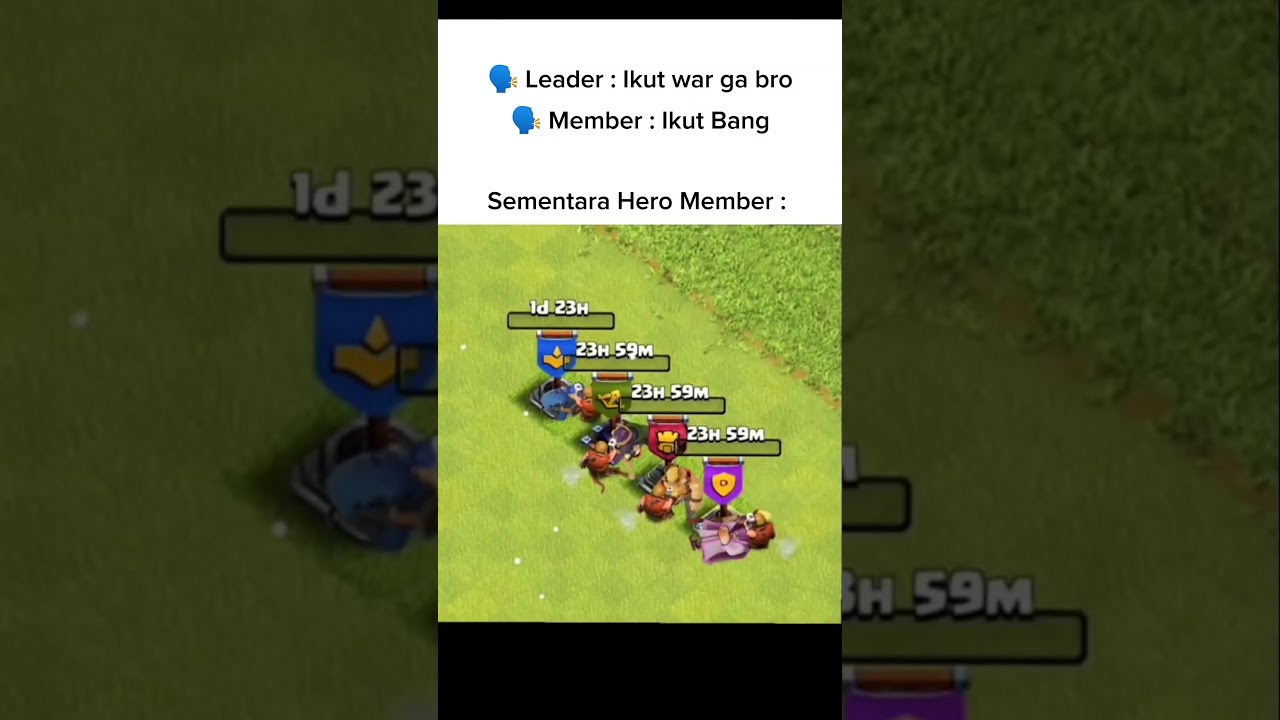Apa yang kalian lakukan??? Saya : hajar ditempat #clashofclans #bangskot #cidukwarrior #keepclashing