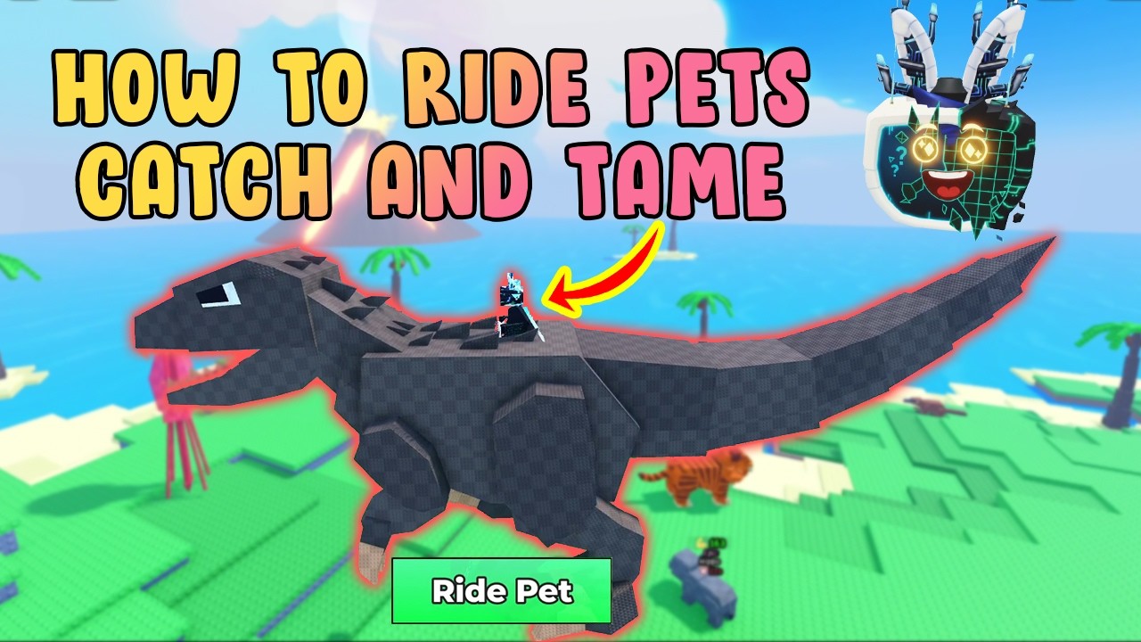 How to Ride Pets in Catch and Tame (Fast Guide) #roblox