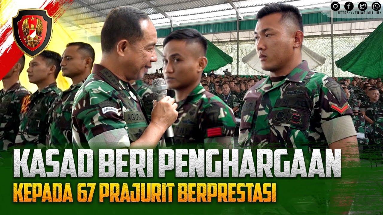 Kasad Beri Penghargaan Kepada 67 Prajurit Berprestasi | Kartika Channel