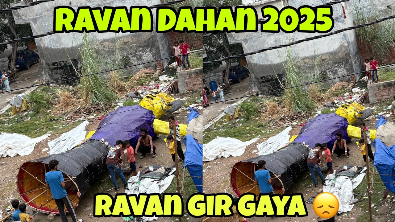 Ravan Dahan 2025 😱 | रावण का किया अंत | happy dashara 2023 | Full Enjoy With Friends ❤