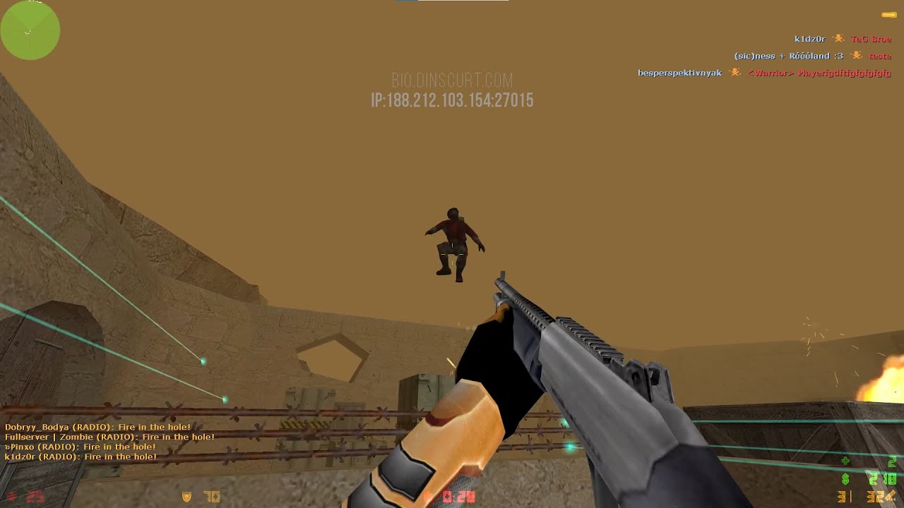 Counter Strike 1.6 Zombie Mode | Extreme Defense | Biohazard Mode | Molotov | Sentry Gun | Realistic