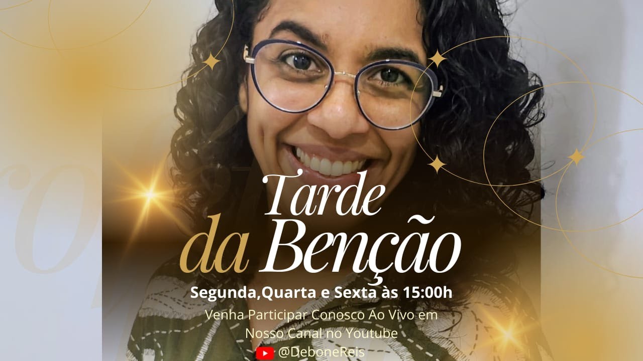 🔴AO VIVO 🔴 TARDE DA BENÇÃO -DEUS TEM UMA PALAVRA LIBERADA PARA VOCÊ!