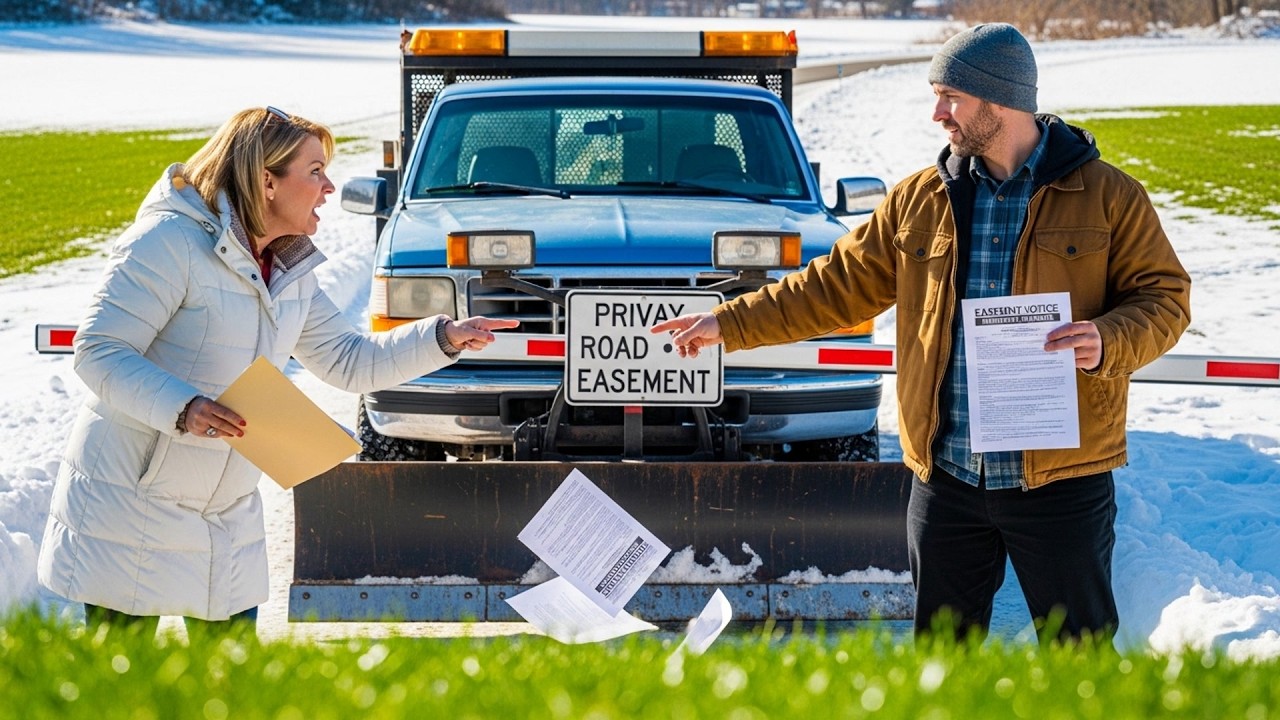 HOA Banned My Plow From Their Streets, So I Revoked Access To The Main Road I Own