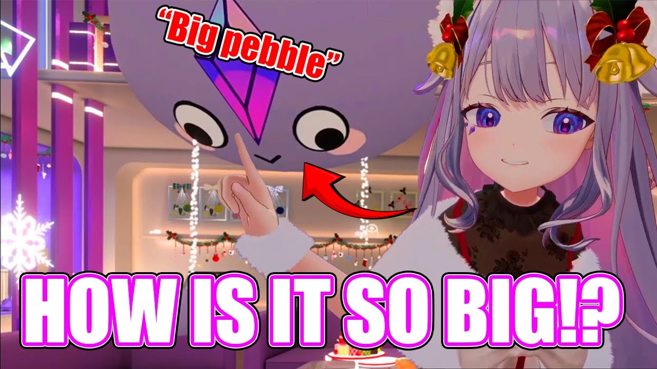 Biboo is Shocked to See the Big Pebble in the Room [Hololive EN]