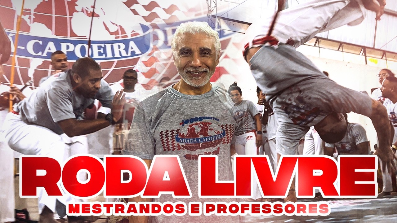 RODA DE CAPOEIRA - PROFESSORES e MESTRANDOS - ABAD&Aacute; CAPOEIRA - JOGOS DA CAPITAL 2026 🔥