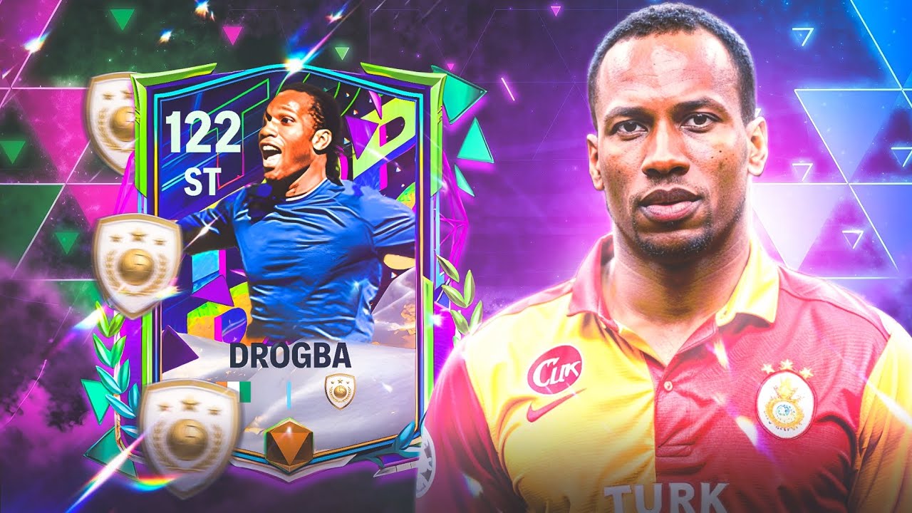 117 OVR DIDER DROGBA REVIEW 😈 FC MOBILE || DROGBA FC MOBILE || FC MOBILE 26 