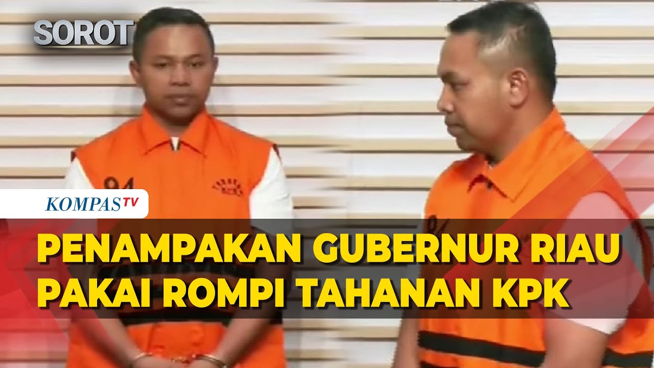 Penampakan Gubernur Riau Abdul Wahid Pakai Rompi Oranye KPK Terseret Kasus Dugaan Korupsi PUPR
