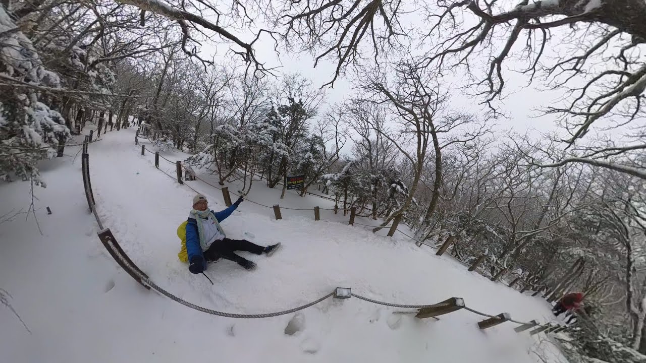 【濟州島】Day6 韓國最高峰漢拏山! 登頂失敗但雪景超美!
