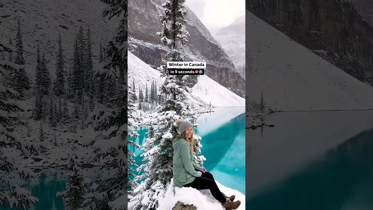 Winter in Banff, Canada🇨🇦❄️