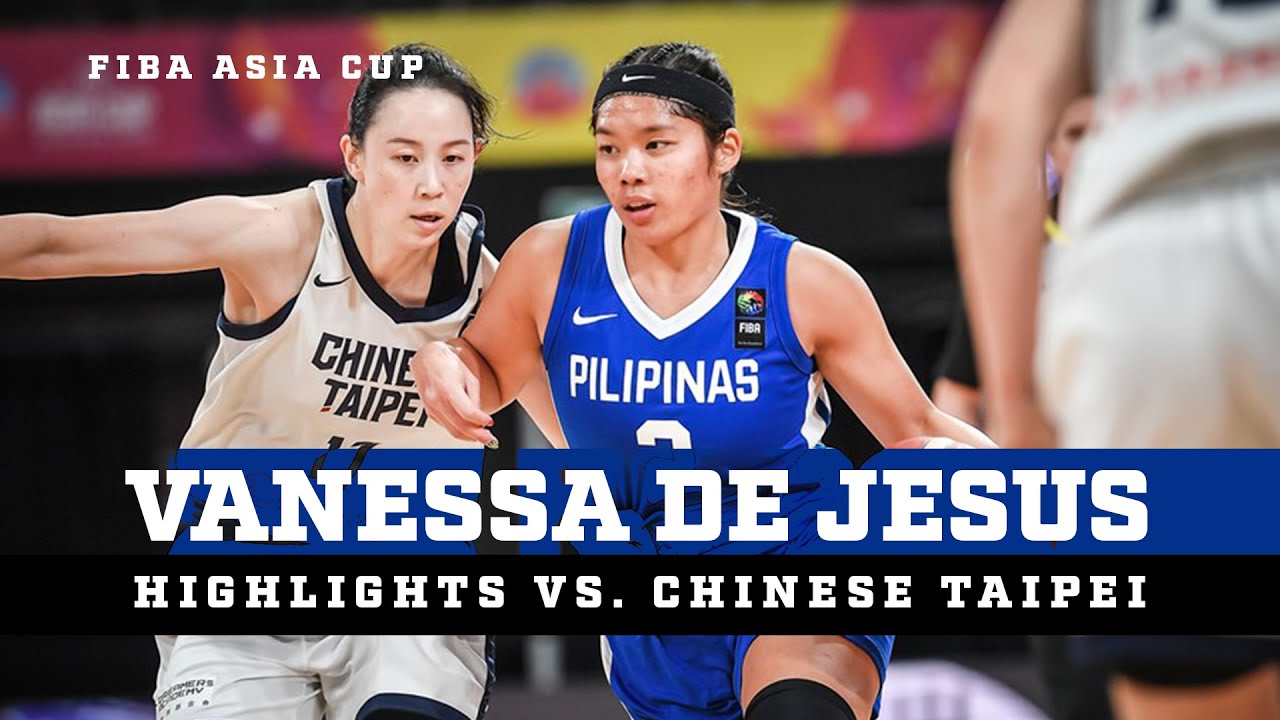 Vanessa De Jesus FIBA Asia Cup Highlights vs. Chinese Taipei
