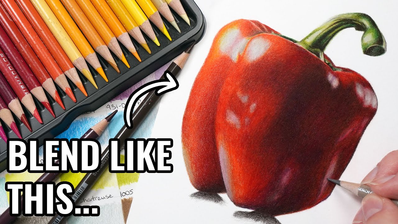 How To Blend Coloured Pencils | Prismacolor Tutorial