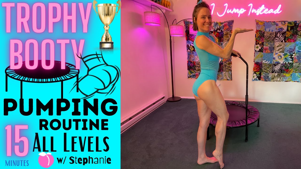 15 min | Build Your Glutes Rebounder Workout | Booty Workout | I Jump Instead on a Cellerciser®
