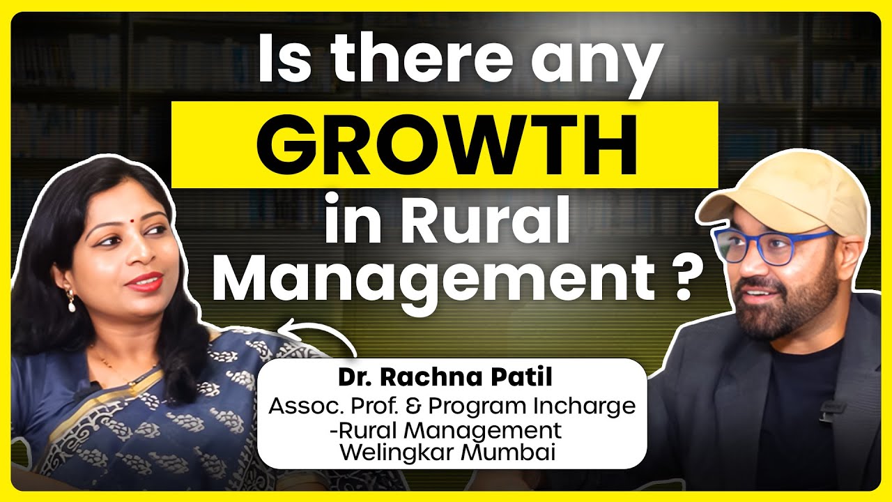 MBA in Rural Management: Is It Worth It? Should I Do It? Ft. Dr Rachana Patil, Program Incharge