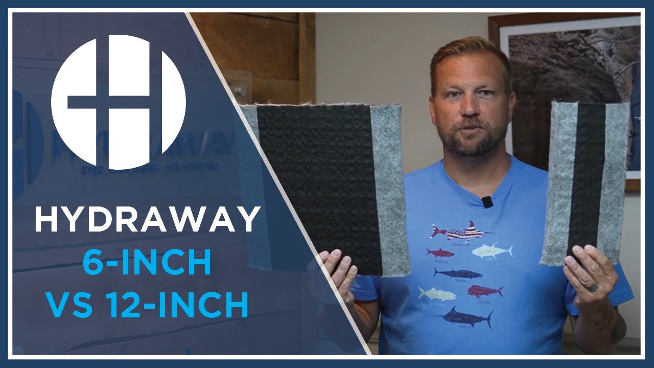 Hydraway 12inch Vs 6inch: Flat Drain Applications