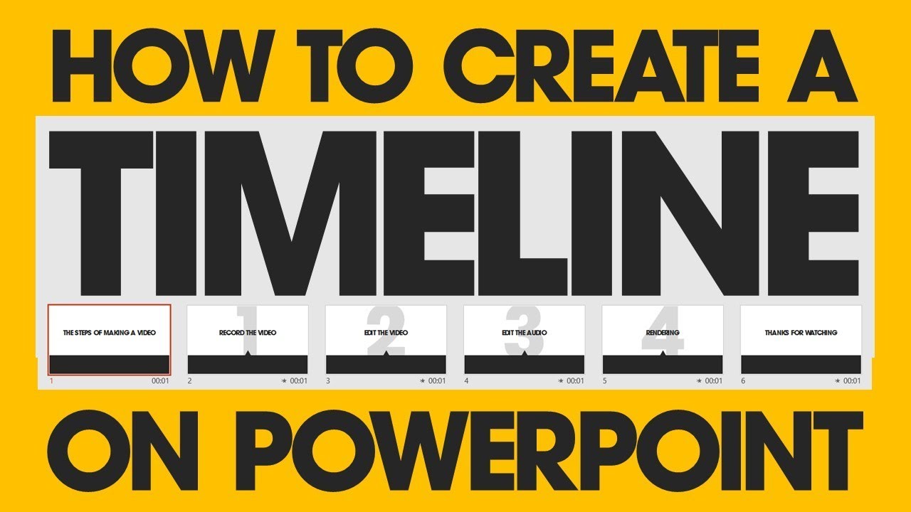 How to Create a Timeline on Powerpoint | Animation Tutorial!
