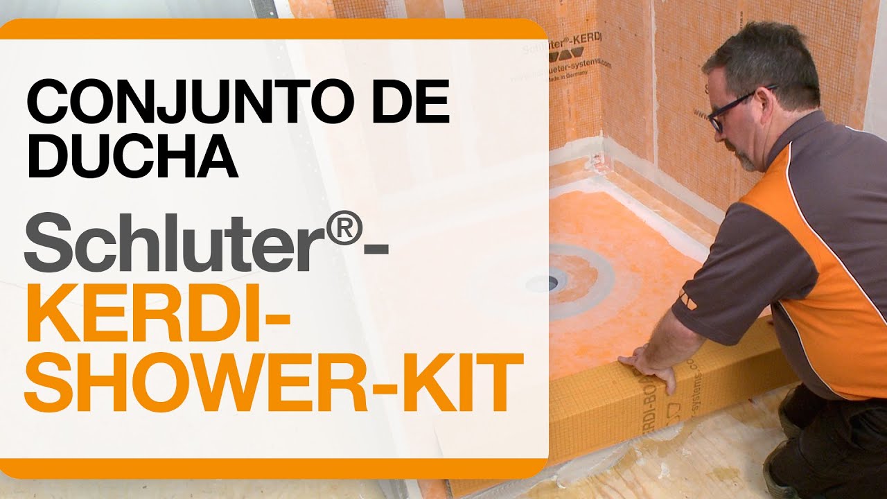 Cómo instalar el conjunto de ducha Schluter-KERDI-SHOWER-KIT