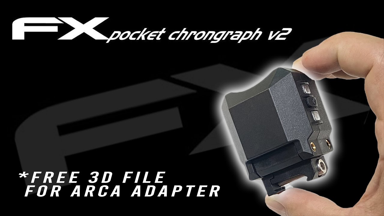 Карманный хронограф FX V2 с бесплатным 3D-адаптером ARCA в комплекте °