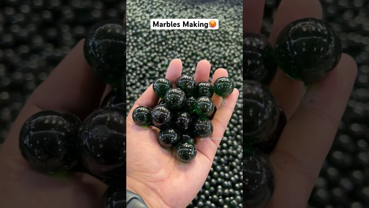 Marbles(Kanche) Making in Factory at 1600 Degree🥵😍 #youtubeshorts #trending #viral #shorts #marble