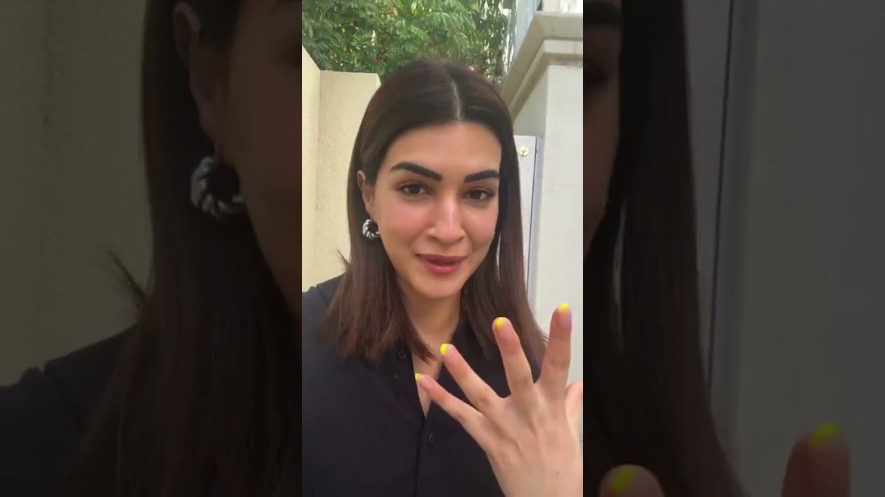 Специальный прямой эфир в Instagram Крити Санон с поклонниками в день ее рождения