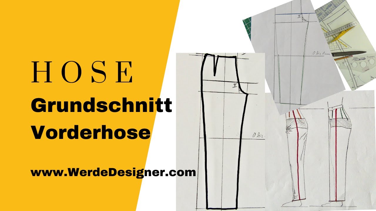 How to draft a woman's pant pattern ... and avoid fit issues! Part 1 front pants