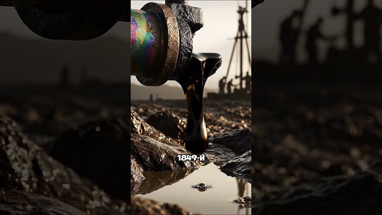 История нефти за 60 секунд: от древности до &laquo;чёрного золота&raquo; #shorts