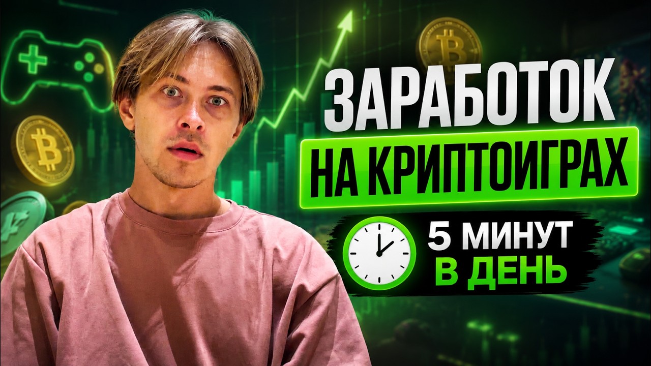 Заработок на криптоиграх &mdash; всего 5 минут в день!